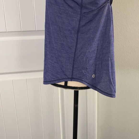 Lululemon Fast As Light Singlet Heathered Emperor Blue Size 10 - Picture 12 of 12